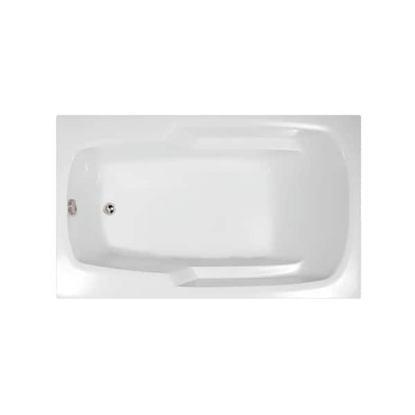 Hydro Systems Napa 66 in. Acrylic Rectangular Drop-in Air Bath Bathtub in White