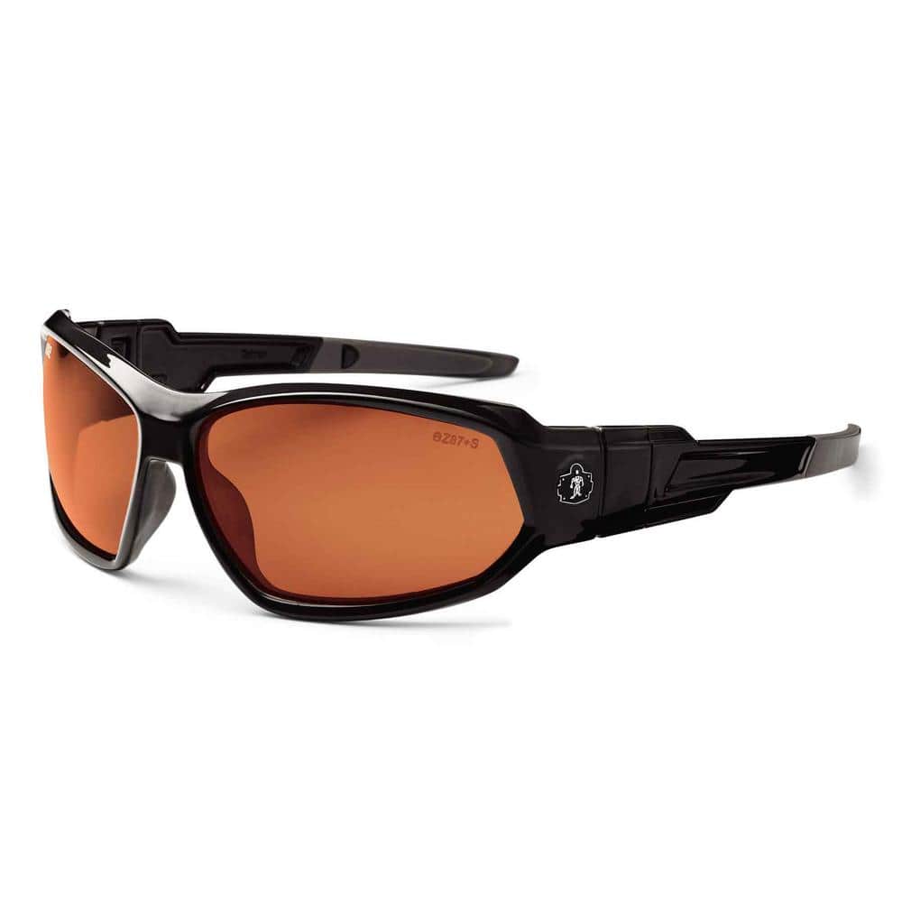 Skullerz Loki Black Polarized Safety Glasses / Goggles, Tinted Lens - ANSI 