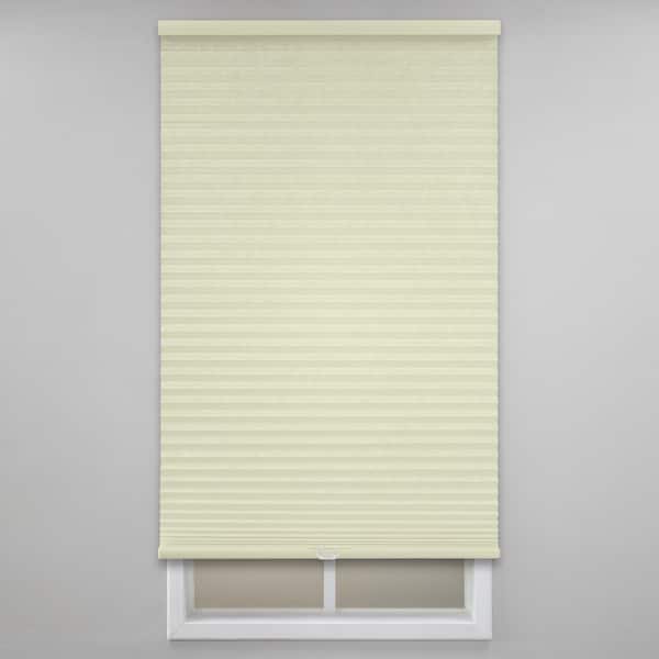 Vertical Window Blinds Alabaster Cream Color 54" Wide x 64" Length-Trim to Fit 