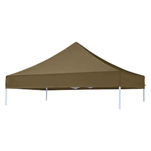 USA Pop Up Replacement 8 ft. x 8 ft. Canopy Tent Top Cover, Instant Ez Canopy Top Cover (khaki)