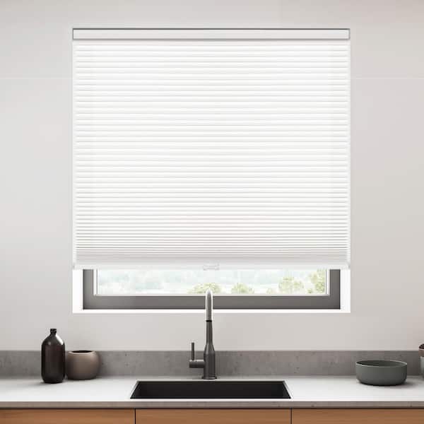 その他 e frontier SHADE 12 BASIC HYBRID StyleWell EZ Stick No Drill No Tool White Cordless Light Filtering