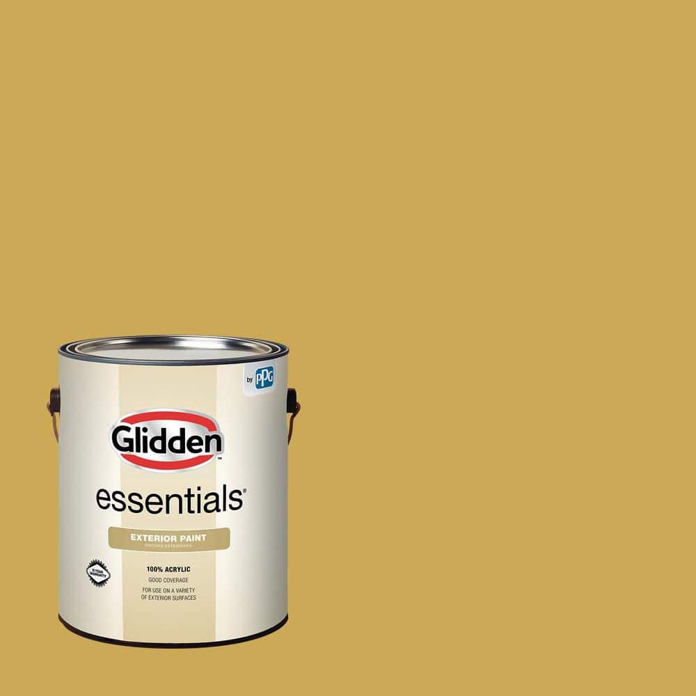 1 gal. PPG1107-6 Glorious Gold Flat/Matte Exterior Paint price history on PriceWatchPro