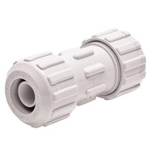 Gray NDS CPC-1000 1-Inch Compression PVC Compression Coupling 