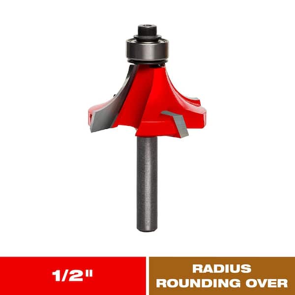 1/2 in. Radius Rounding Over Router Bit