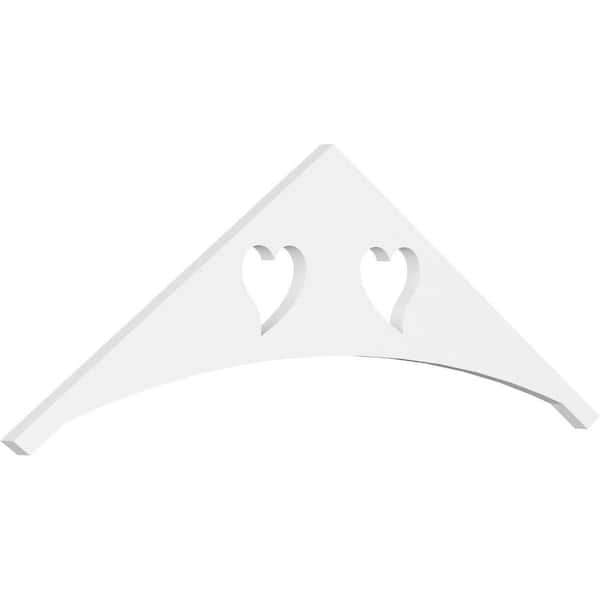 Ekena Millwork Winston 1 in. D x 16 in. W x 48 in. L Signature Urethane Gable Pediment
