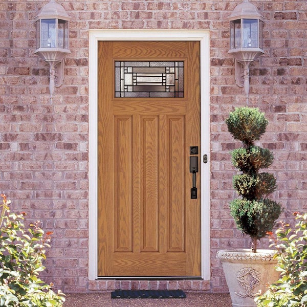 Legacy Collection Customizable Fiberglass Prehung Front Door