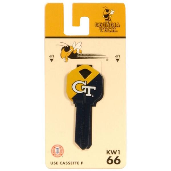 Hillman #66 NCAA Georgia Tech Yellow Jackets Key Blank