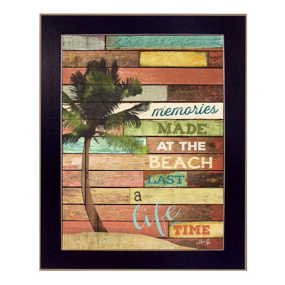 Charlie Beach Memories 1-Piece Framed Wall Art 18 in. x 14 in. price history on PriceWatchPro