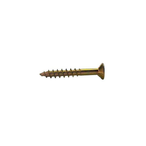 Grip Rite 6 X 1 14 In Phillips Bugle Head Coarse Thread Sharp Point Gold Screw 1 Lb Pack 9105