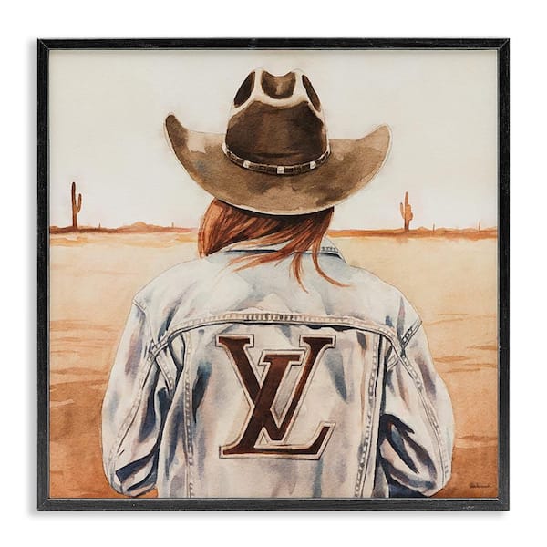 Desert Cowgirl Fashion Brand by Amanda Greenwood Black Framed People Giclee Art Print 24 in. x 24 in.