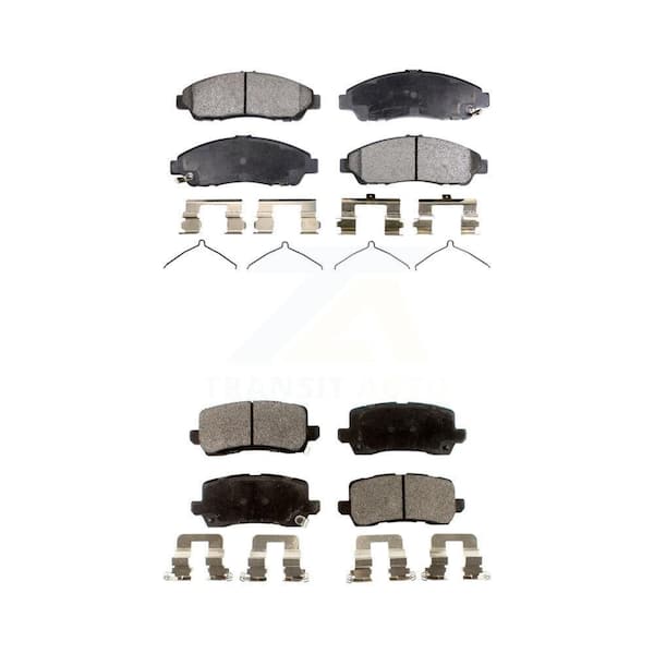 TEC Front Rear Ceramic Brake Pads Kit For 2014-2020 Acura RLX Sport Hybrid SH-AWD KTC-100172