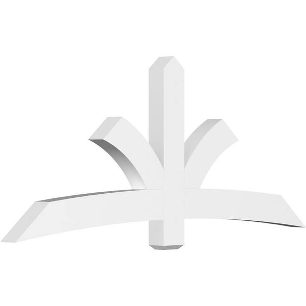 Ekena Millwork Davenport 84 in. W x 35 in. H x 4 in. D Signature Polyurethane Bracket