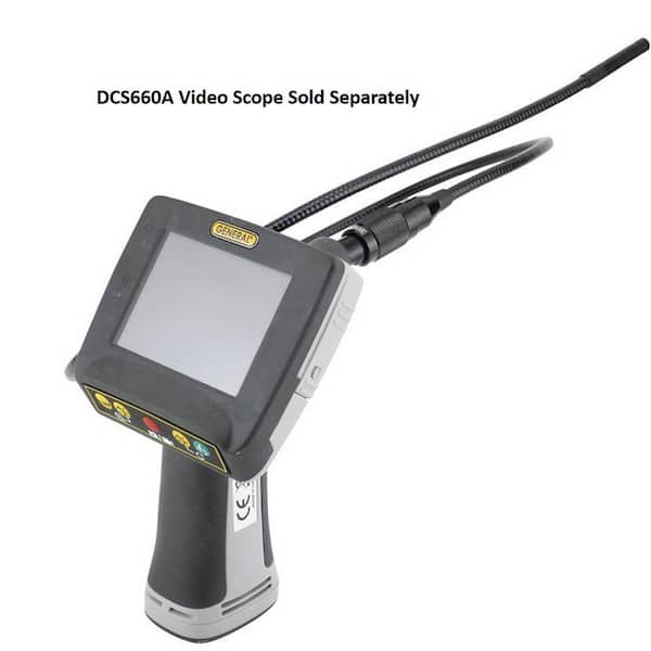General Tools DCS280 - Rugged Video Inspection Camera/Borescope, 2.4 in.  Screen, 9mm Probe