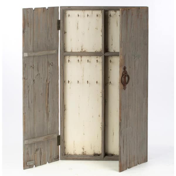 Rustic arch deals jewelry armoire