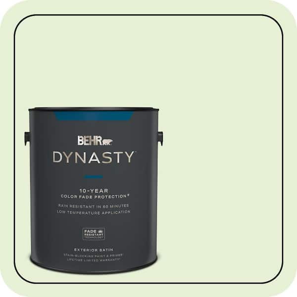 BEHR DYNASTY 1 gal. #430C-2 Spring Morn Satin Enamel Exterior Stain-Blocking Paint & Primer