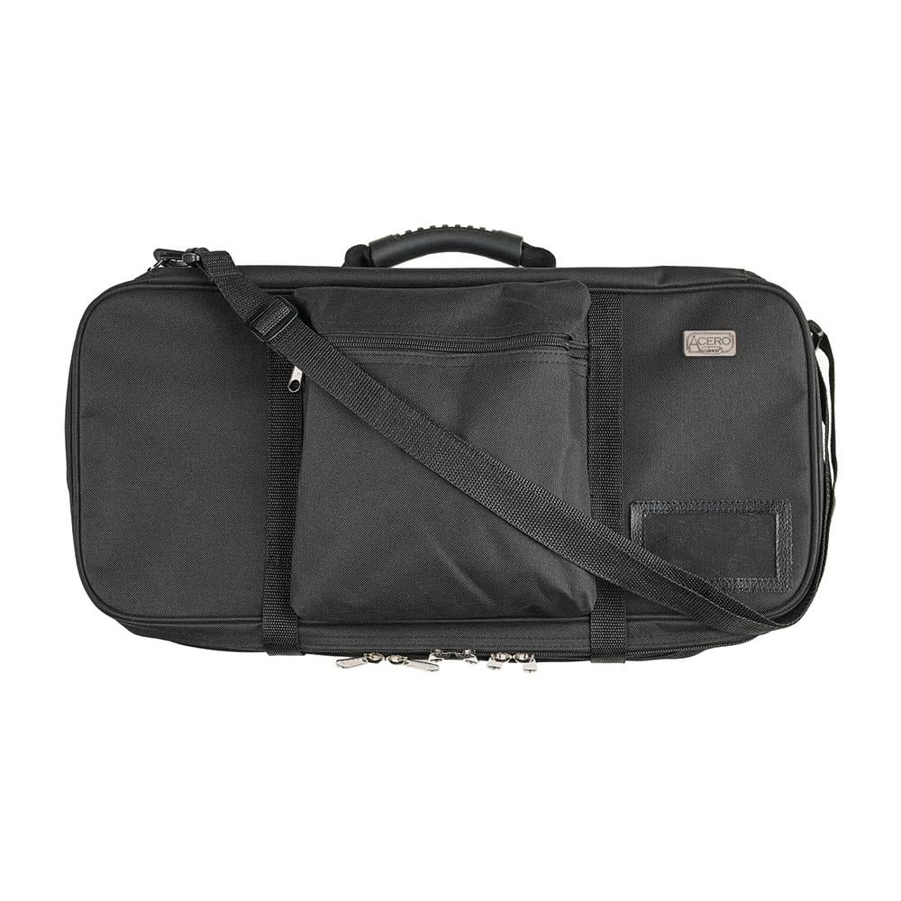 Winco 29-Knife Black Polyester Knife Roll