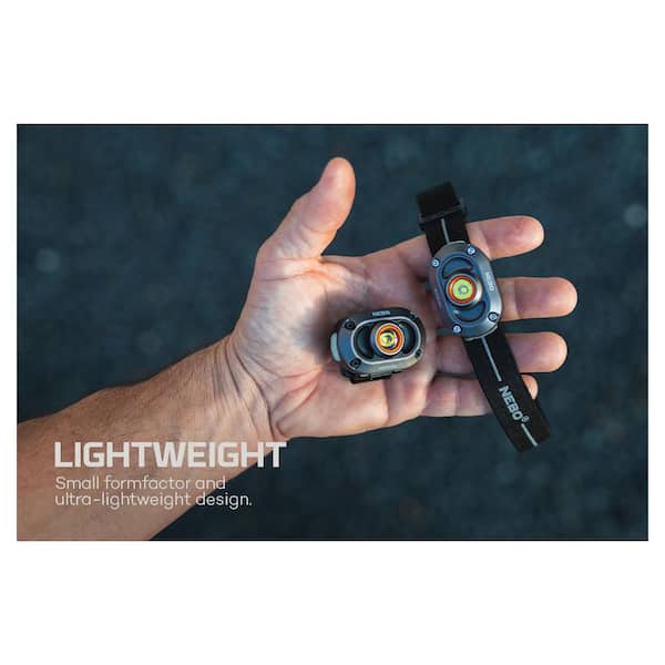 NEBO Mycro 250 Lumens RC Battery LED Headlamp Flashlight NEB-HLP