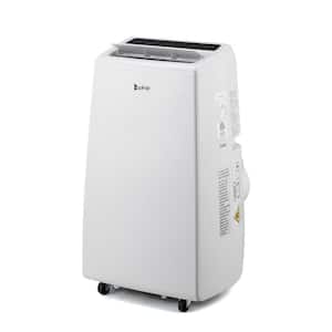 12000 BTU 8000 BTU(DOE) Portable Air Conditioner with Dehumidifier in White