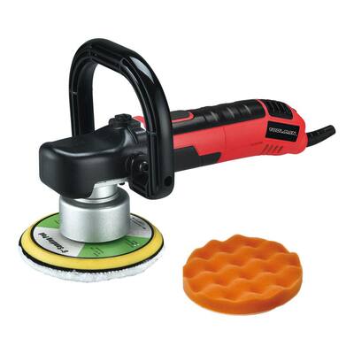 6 Amp Corded 6 in. Orbital Polisher Sander Variable Speed 6500 RPM For Polishing Car Waxing