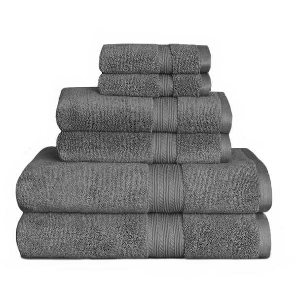 Caro Home Beacon 6-Piece Persian Perwinkle Towel Set 6SOS1124T4640 - The  Home Depot