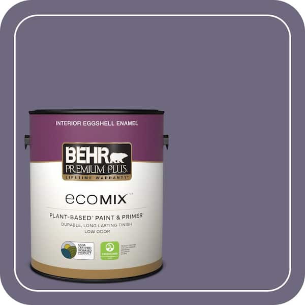 1 gal. #S570-6 New Orleans Eggshell Enamel EcoMix Plant-Based Interior Paint & Primer