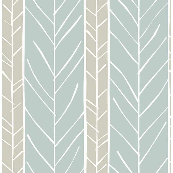 A-Street Prints Lottie Slate Stripe Slate Paper Strippable Roll (Covers 56.4 sq. ft.)