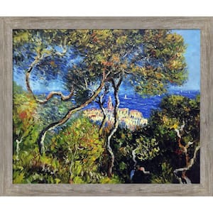 Bordighera by Claude Monet Metropolitan Pewter Framed Oil Painting Art Print 23.5 in. x 27.5 in.