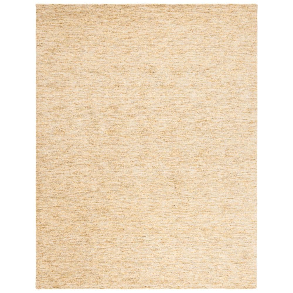 SAFAVIEH Himalaya 8 ft. x 10 ft. Gold Solid Color Area Rug HIM593D-8 ...