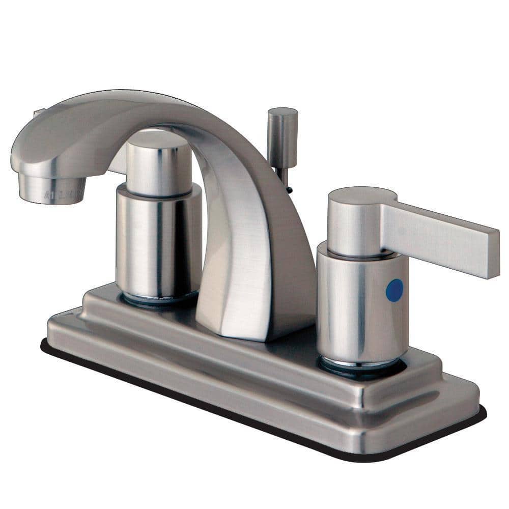 Everett 4 in. Centerset 2-Handle High-Arc Bathroom Faucet in Brushed Nickel price history on PriceWatchPro