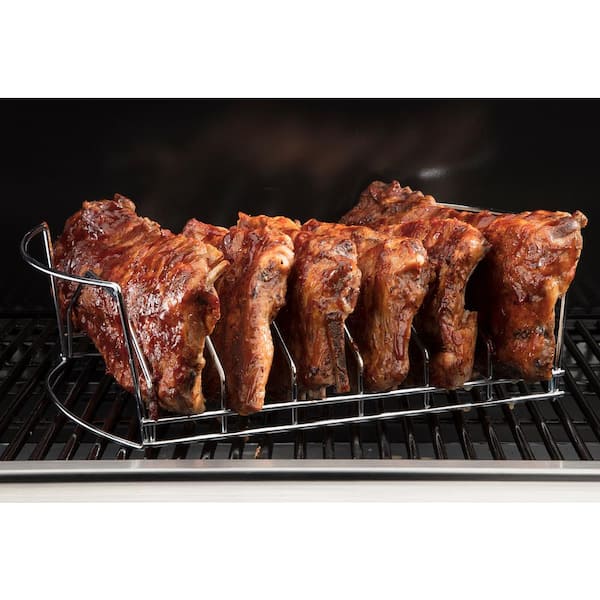 Wing rack for clearance grill