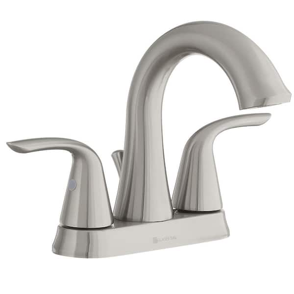 Brushed Nickel - Bathroom Faucets - Bath - The Home Depot