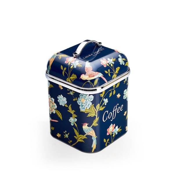 Laura Ashley VQ-3-Pieces Stainless Steel Canister Set