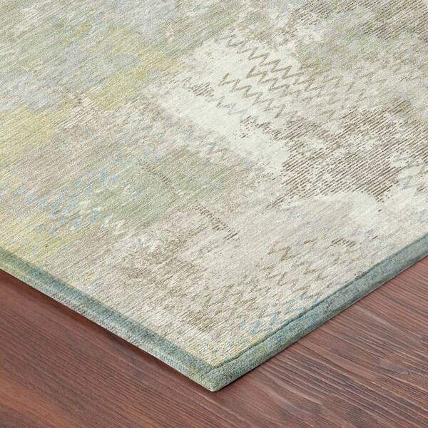 Chantille Machine Washable Indoor/Outdoor Abstract ACN2790 Ivory 3 ft. x 4 ft. Area Rug