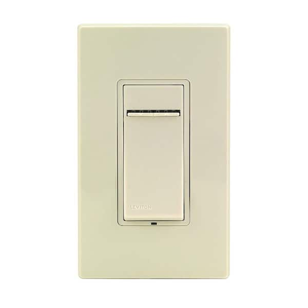 Leviton Vizia 600 Watt Dimmer with Wall Plate - Light Almond