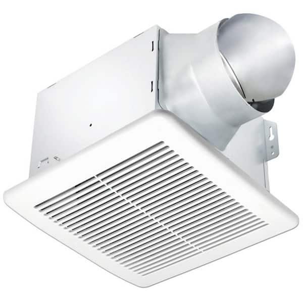 Delta Breez Smart Series 150-200 CFM Wall or Ceiling Bathroom Exhaust Fan with Adjustable High Speed Options, ENERGY STAR