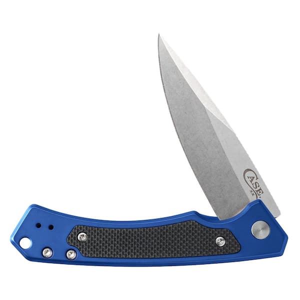 Anodized Aluminum Blue Marilla Pocket Knife