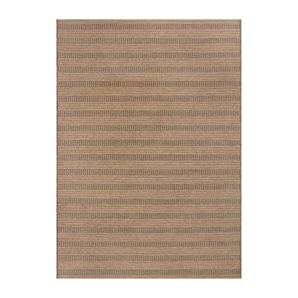 Home Decorators Collection Natural Stripe 5 ft. x 7 ft. Woven Tapestry