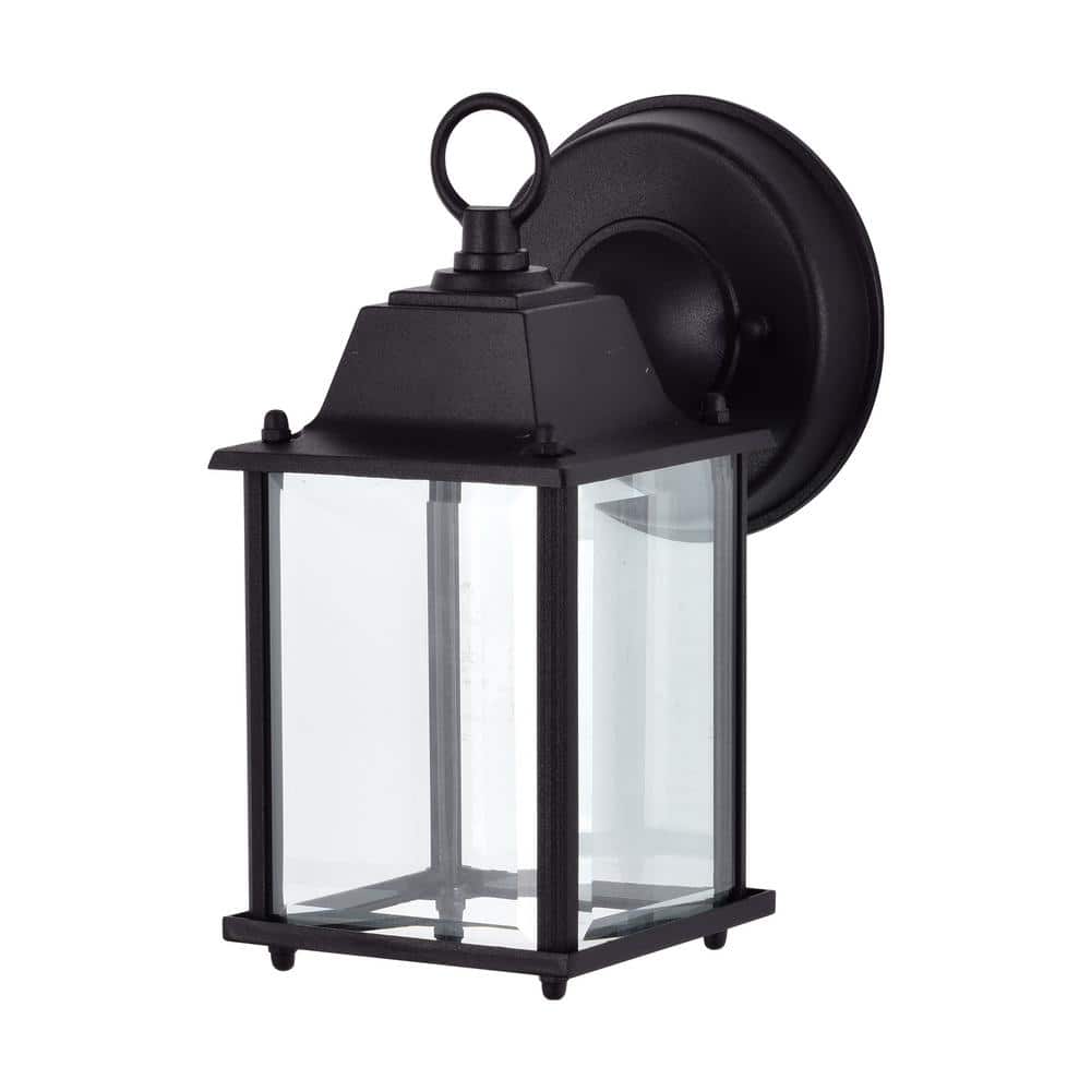Modern Black LED Cube Lantern, 8W Dimmable Energy Star