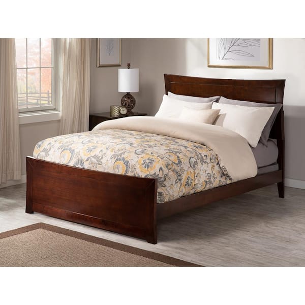 AFI Metro Full Traditional Bed with Matching Foot Board in Walnut