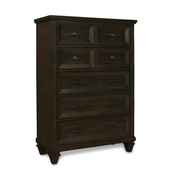 New Classic Furniture Sevilla Walnut 5-drawer 40 in. Chest