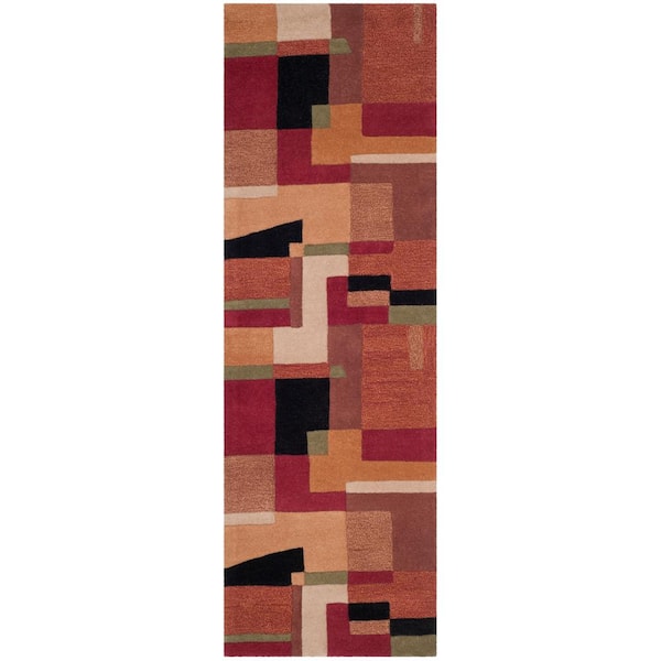 Rodeo Drive Multi 3 ft. x 22 ft. Geometric Runner Rug