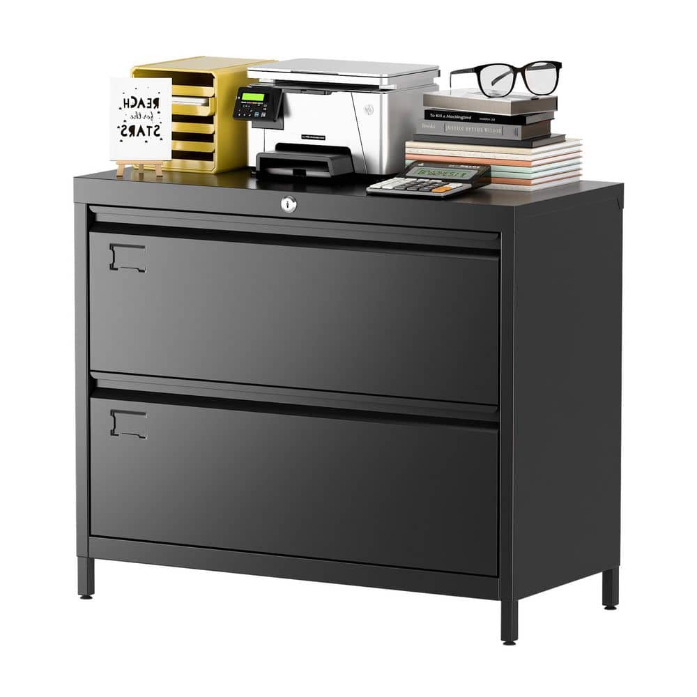 High Performance 34.5 in. W x 30 in. H x 16 in. D Metal 2-Drawers Horizonta