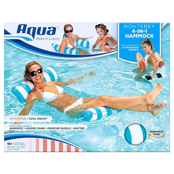 Aqua Monterey Hammock Inflatable Pool Float for sale online 