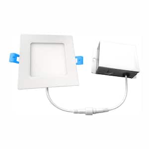 6 in. 3000K New Construction or Remodel IC Rated Canless Integrated LED Recessed Kit for Shallow Ceiling