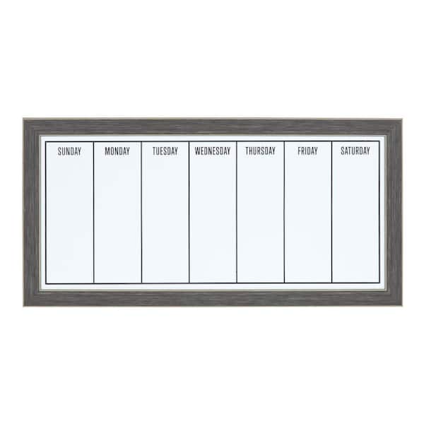 DesignOvation - Wyeth Weekly Dry Erase Calendar Memo Board
