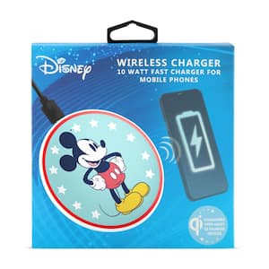 Mickey Mouse Stars RUSH 10-Watt QI Wireless Charger