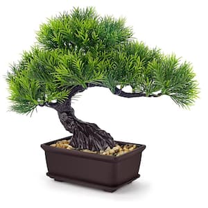 8 in. Artificial Bonsai Tree L0F6CWHSD9 - The Home Depot