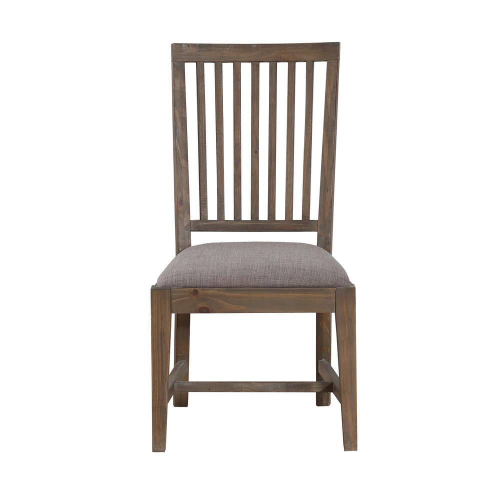 Autumn Flint Wood Dining Chair (set Of 2)-8fj866 - The Home Depot