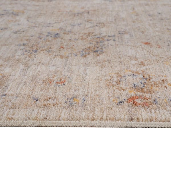 Albany Ivory 9 ft. x 12 ft. Oriental Area Rug