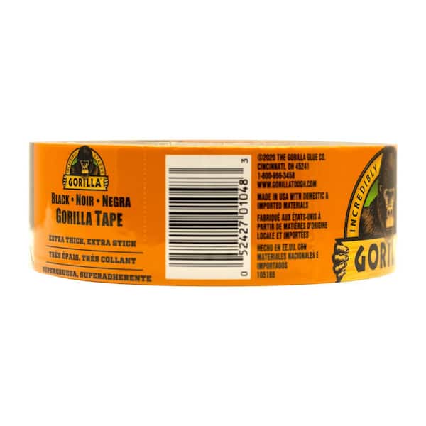 915878-8 Gorilla Duct Tape: Gorilla, Heavy Duty, 1 7/8 in x 30 yd, White,  Continuous Roll, Pack Qty: 1